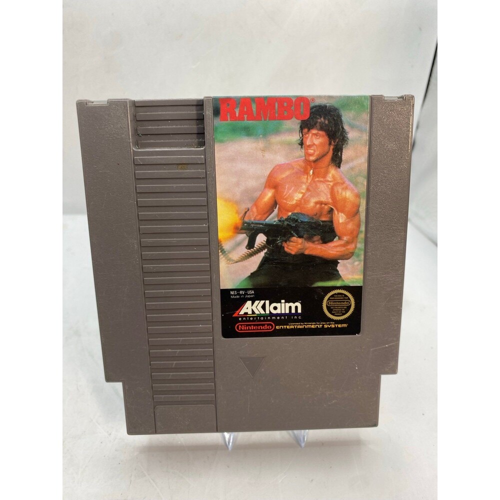 Rambo NES Video Game Cartridge